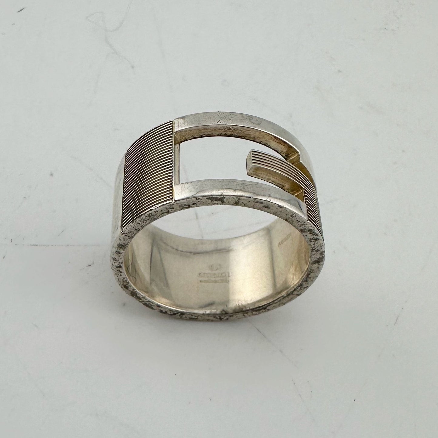 Gucci Abstract G Ring - Size 10.5