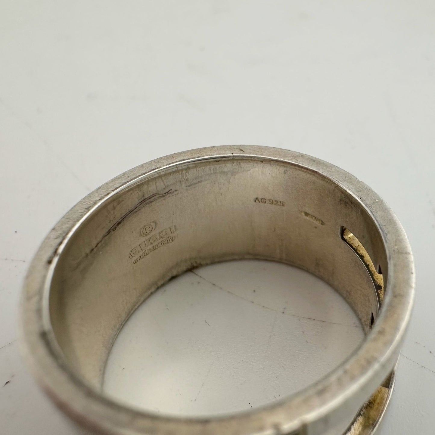 Gucci Abstract G Ring - Size 10.5