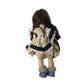 Vintage Blue Eyed, Brunette Doll Wearing Braids with Clothing/Accessories