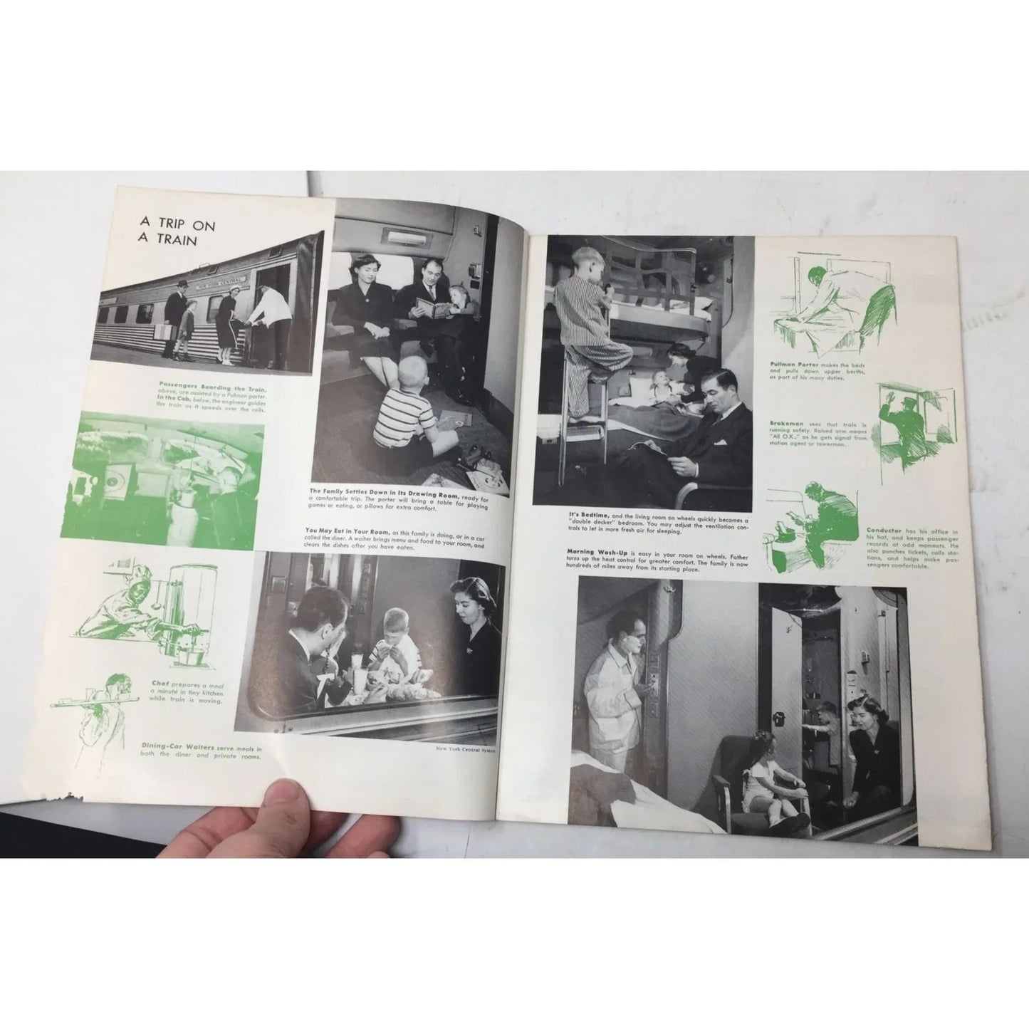 Railroad Vintage 1954 Paperback Article World Book Encyclopedia - A+ Stuff - Books - A+ Stuff