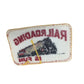 ''Railroading is Fun'' Rectangular Embroidered Patch with a Train on it - A+ Stuff - Collectibles - A+ Stuff