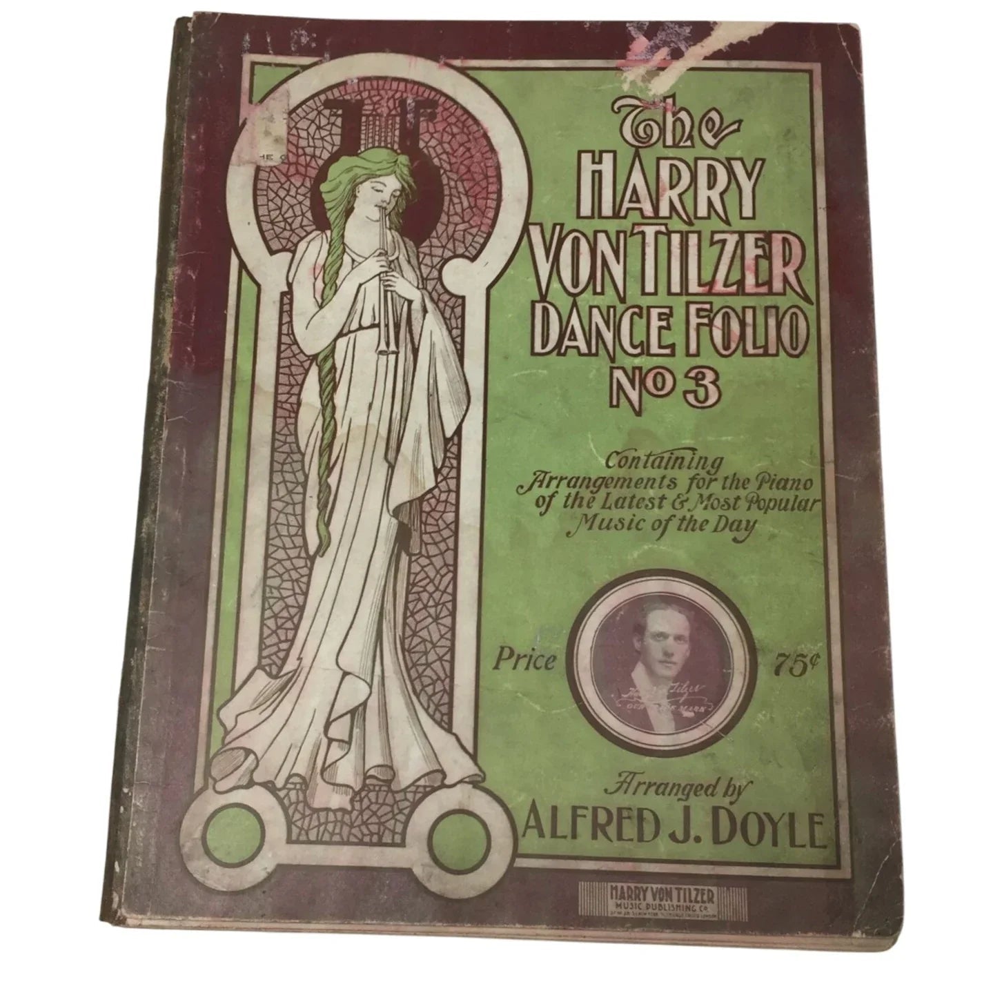 Rare 1904 The Harry Von Tilzer Dance Folio No. 3 Arranged by Alfred Doyle - A+ Stuff - SHEET MUSIC - A+ Stuff