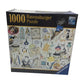RAVENSBURGER PUZZLE Crazy Cat Alphabet (1000 PIECES) - A+ Stuff - Games - A+ Stuff
