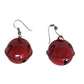 Red Christmas Jingle Bell Earrings with Candy Canes on them - A+ Stuff - Earrings - A+ Stuff