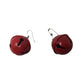 Red Christmas Jingle Bell Earrings with Candy Canes on them - A+ Stuff - Earrings - A+ Stuff