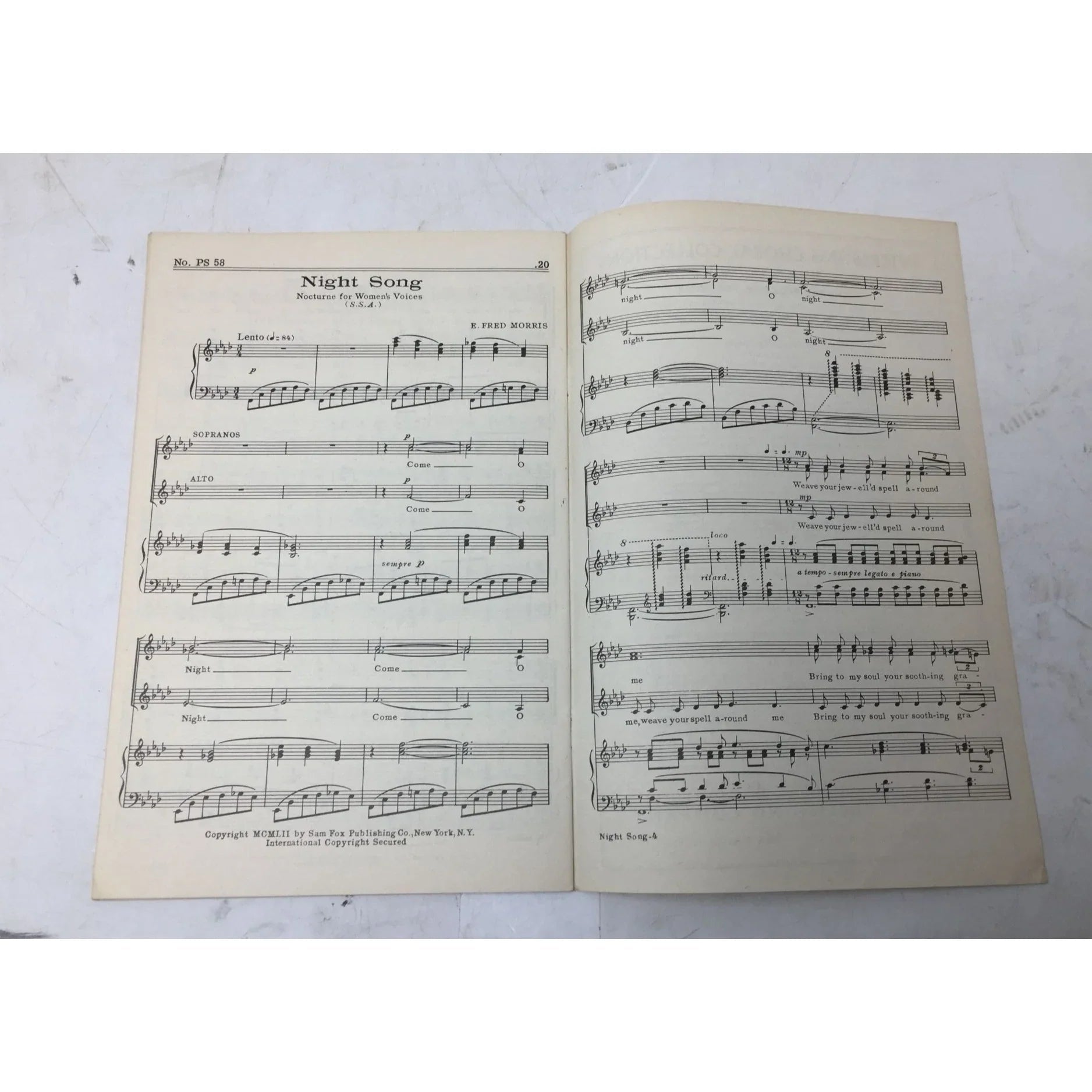Reference file copy of Selected Choruses (2 page excerpts only) - A+ Stuff - sheet music - A+ Stuff