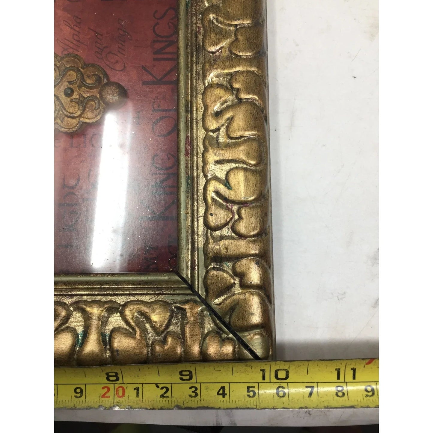 Religious Decorative Framed Wall Decor with Cross - A+ Stuff - Religious Items - A+ Stuff