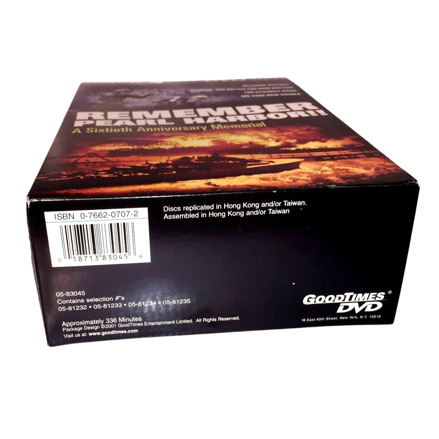 REMEMBER PEARL HARBOR 4 Disc Box Set 2001 DVD 16th Anniv Memorial - Good Times DVD - A+ Stuff
