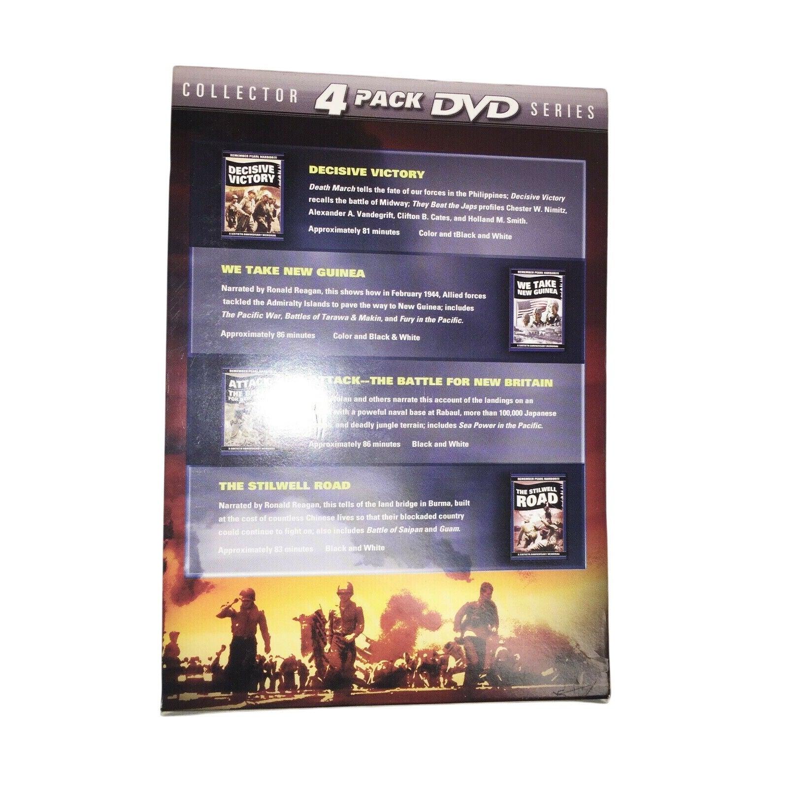 REMEMBER PEARL HARBOR 4 Disc Box Set 2001 DVD 16th Anniv Memorial - Good Times DVD - A+ Stuff