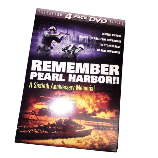 REMEMBER PEARL HARBOR 4 Disc Box Set 2001 DVD 16th Anniv Memorial - Good Times DVD - A+ Stuff