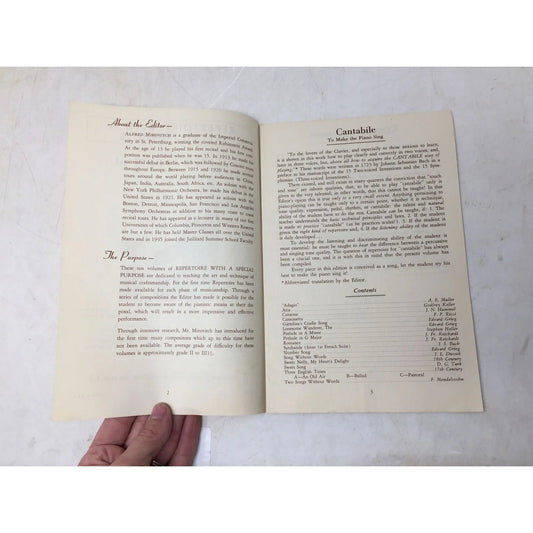 "Repertoire with a Special Purpose" by Alfred Mirovitch - A+ Stuff - Books - A+ Stuff
