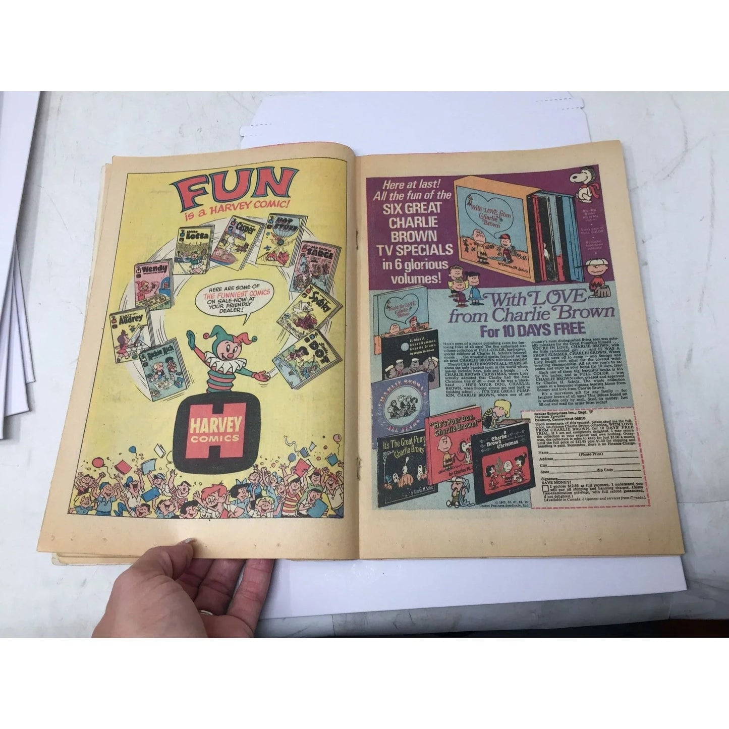 ''Richie Rich The Poor Little Rich Boy'' Vintage Comic Book - A+ Stuff - comic books - A+ Stuff