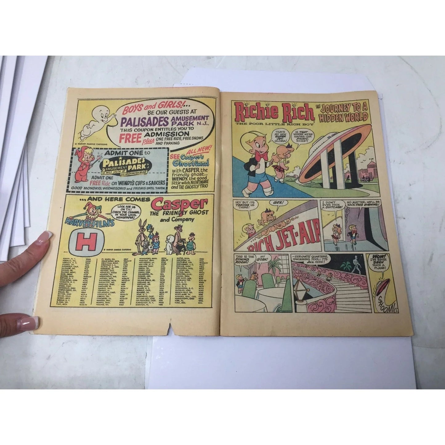 ''Richie Rich The Poor Little Rich Boy'' Vintage Comic Book - A+ Stuff - comic books - A+ Stuff