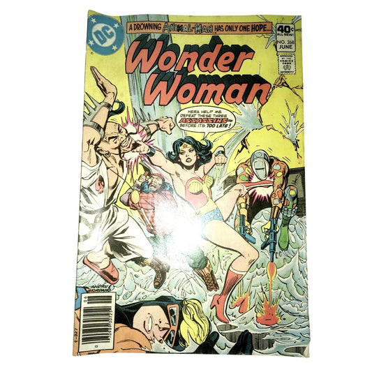 WONDER WOMAN # 268 June 1980 - DC Comics - "Drowning Animal-Man"