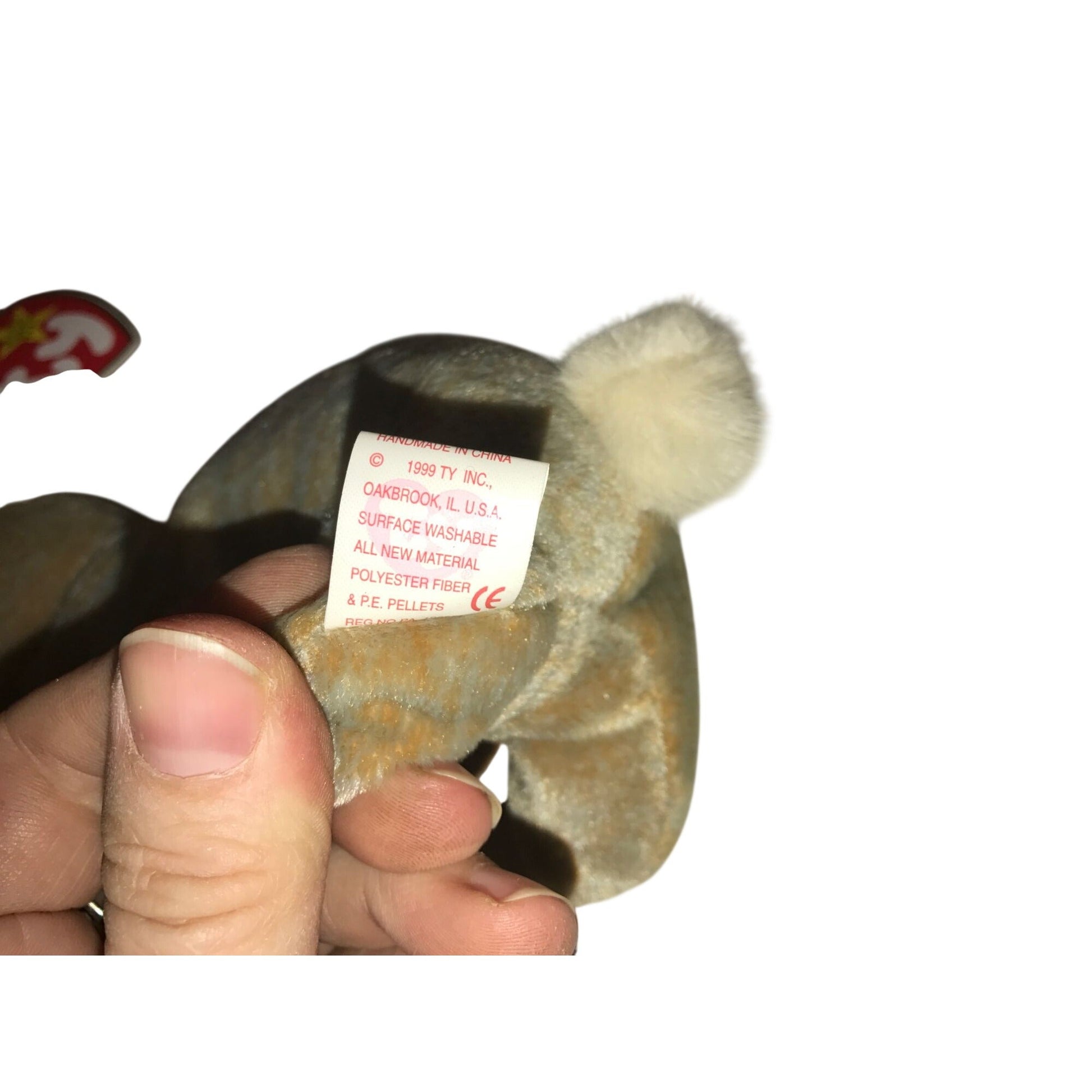 Vintage 1999 Nibbly the Rabbit Beanie Baby TY Beanie Baby  A+ Stuff Plush Toys / Stuffed Animals