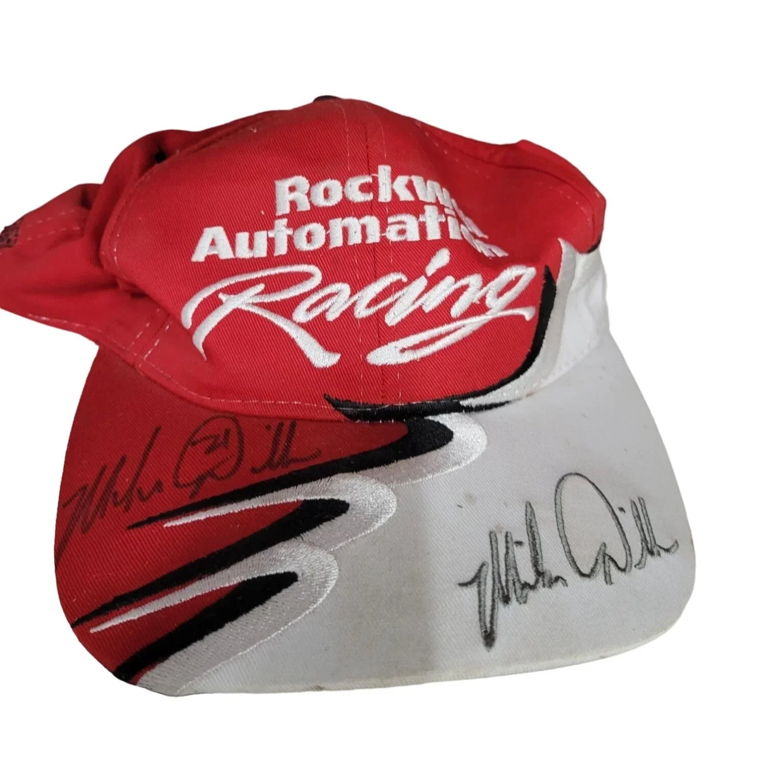 Rockwell Automation Racing Cooler Bag & 2 Autographed Baseball Cap Hats - Rockwell Automation Racing - Sports Collectibles - A+ Stuff