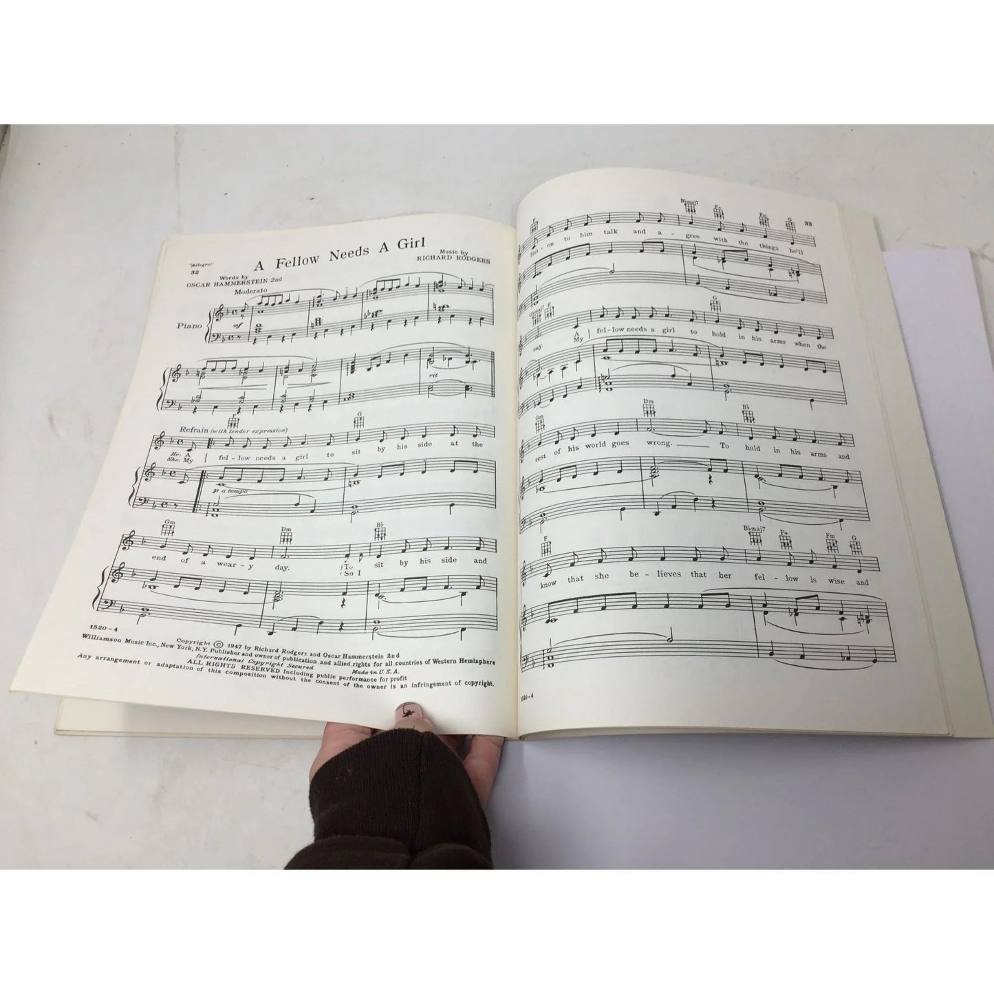 ''RODGERS AND HAMMERSTEIN SONG ALBUM'' Sheet Music Book - A+ Stuff - SHEET MUSIC - A+ Stuff