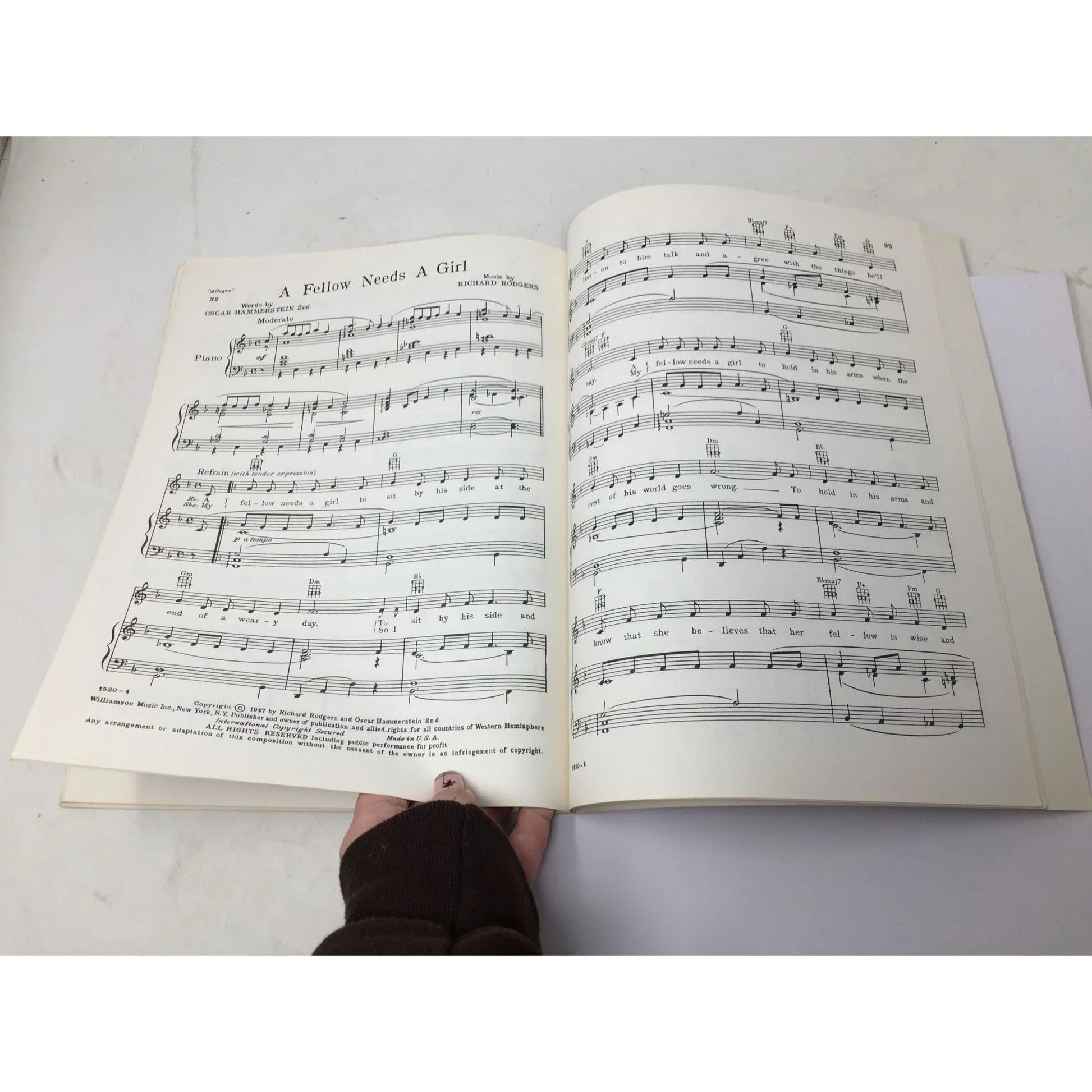 ''RODGERS AND HAMMERSTEIN SONG ALBUM'' Sheet Music Book - A+ Stuff - SHEET MUSIC - A+ Stuff