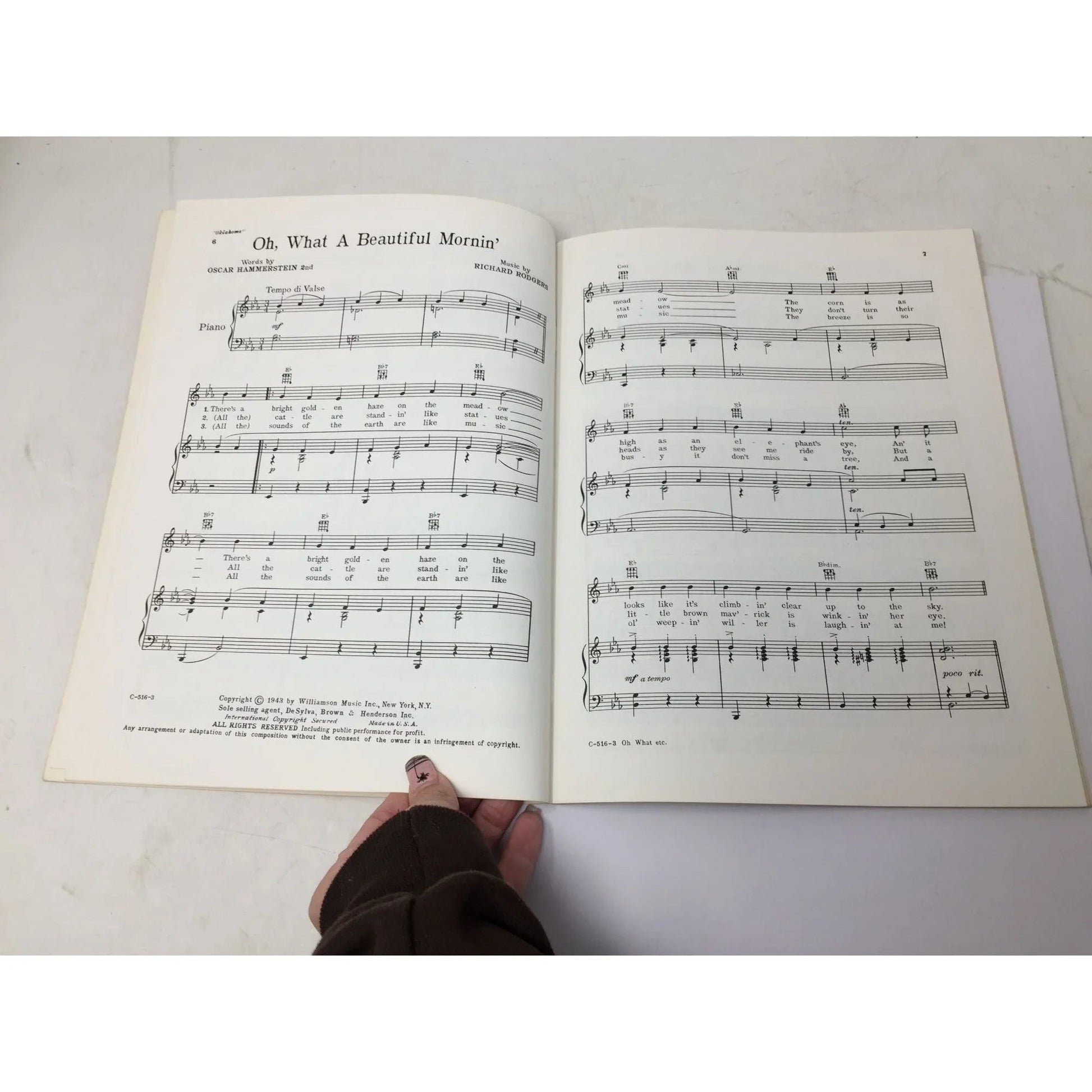 ''RODGERS AND HAMMERSTEIN SONG ALBUM'' Sheet Music Book - A+ Stuff - SHEET MUSIC - A+ Stuff