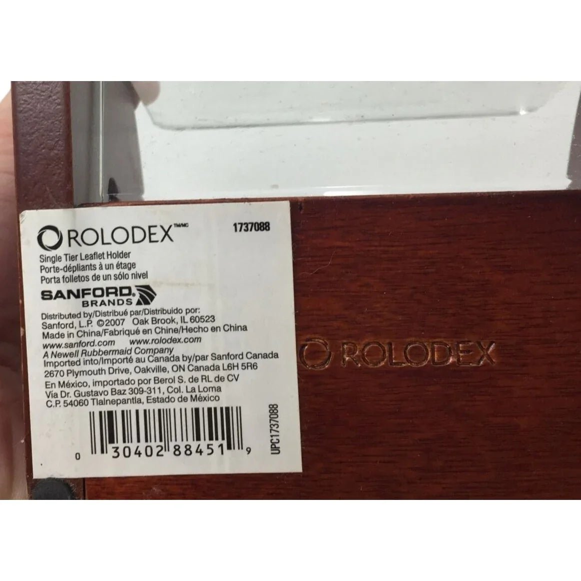 Rolodex Sign Holders, 1 Leaflet Holder, 1 Eldon Pen/Pencil Holder - rolodex - photo or card holder - A+ Stuff