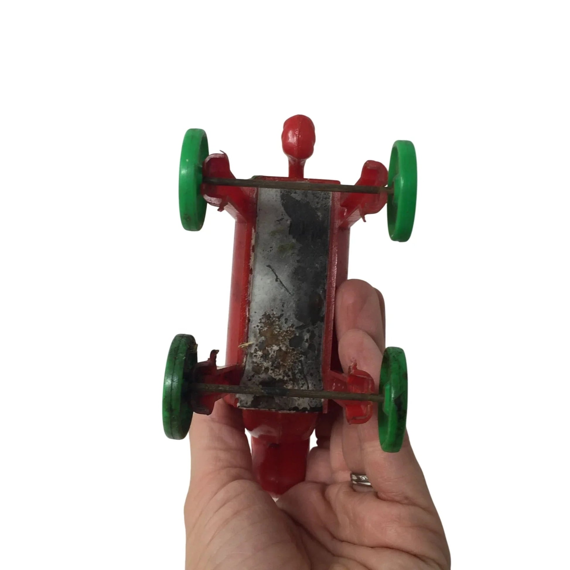 Rosbro Plastics Prov. R. I. Vintage Plastic Christmas Trojan Horse on Wheels - Rosbro Plastics Prov. R. I. - Toys - A+ Stuff