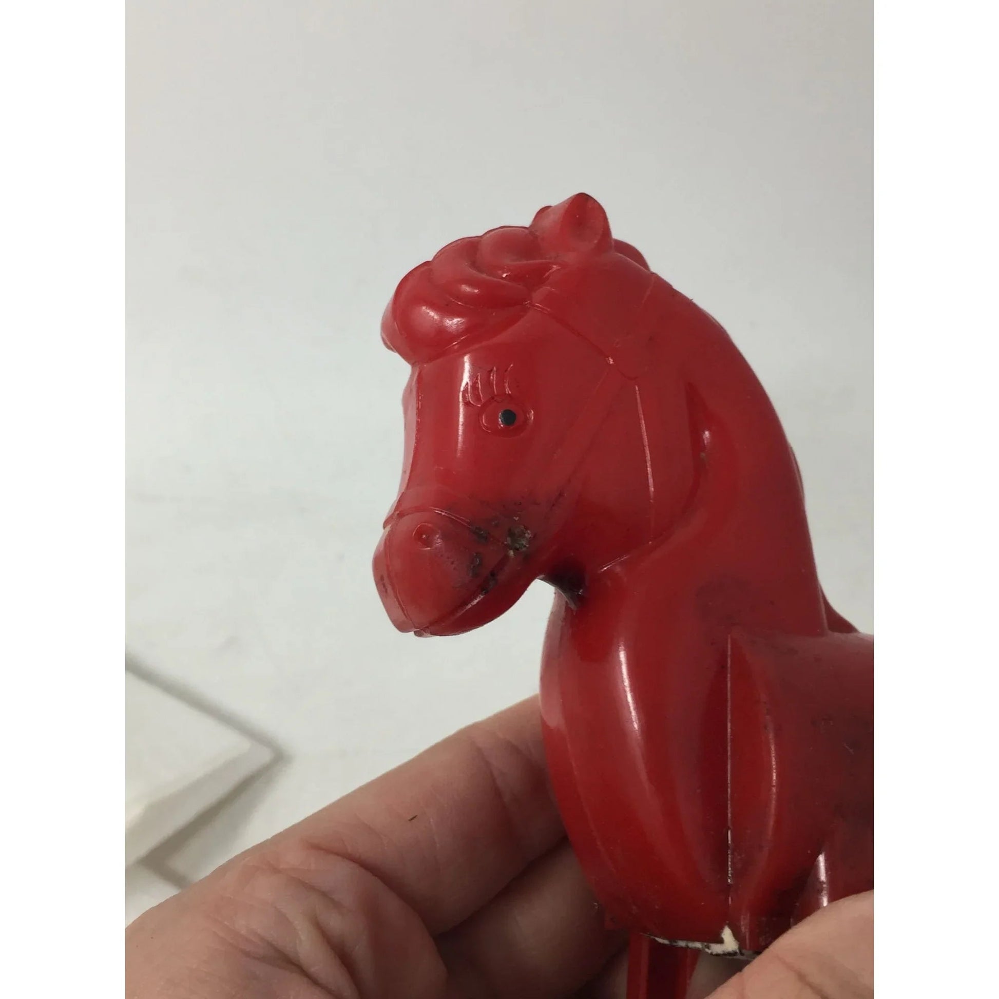 Rosbro Plastics Prov. R. I. Vintage Plastic Christmas Trojan Horse on Wheels - Rosbro Plastics Prov. R. I. - Toys - A+ Stuff