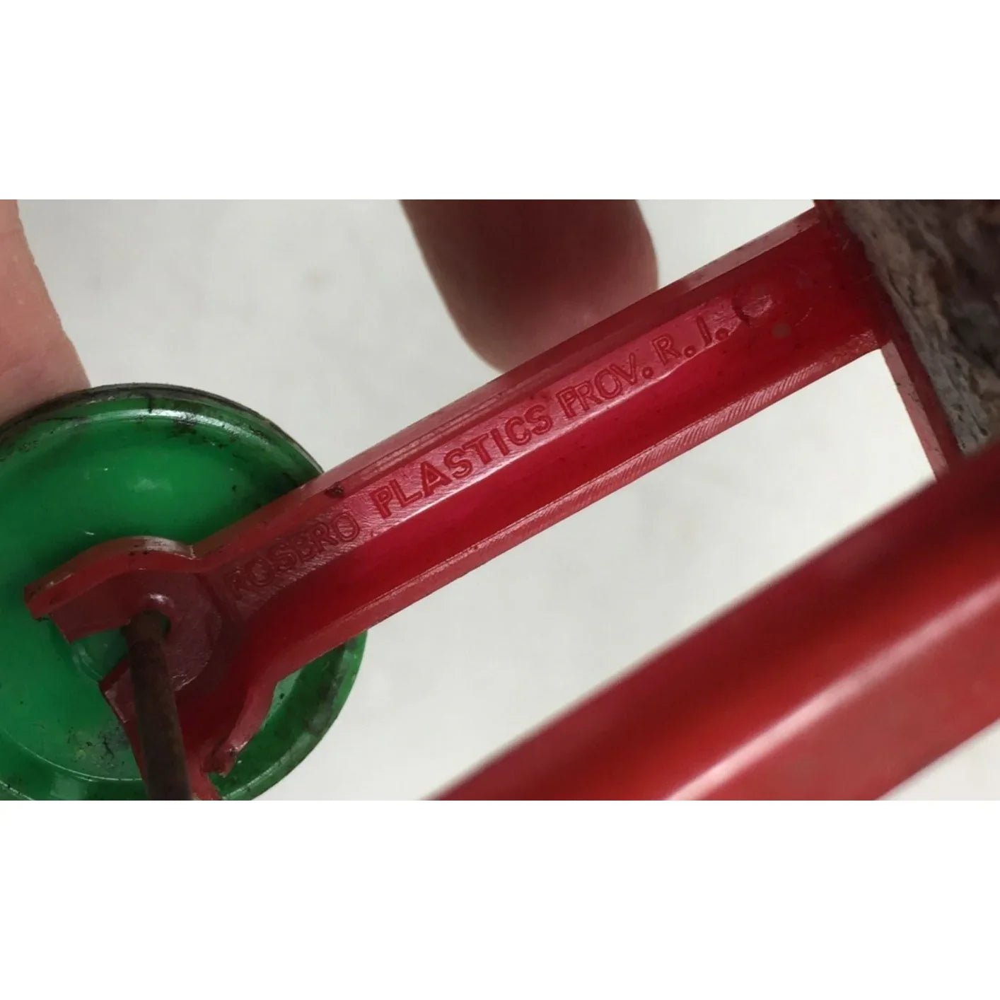 Rosbro Plastics Prov. R. I. Vintage Plastic Christmas Trojan Horse on Wheels - Rosbro Plastics Prov. R. I. - Toys - A+ Stuff