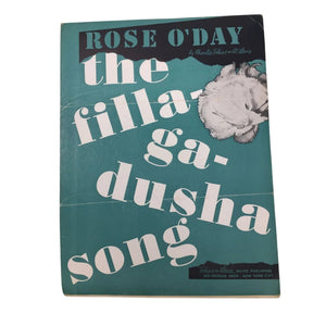 Rose O' Day The Filla - Ga - Dusha Song Sheet Music