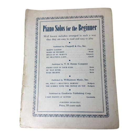 ''Roses Of Picardy'' by Hadyn Wood/Fred E Weatherly Vintage Sheet Music - A+ Stuff - sheet music - A+ Stuff