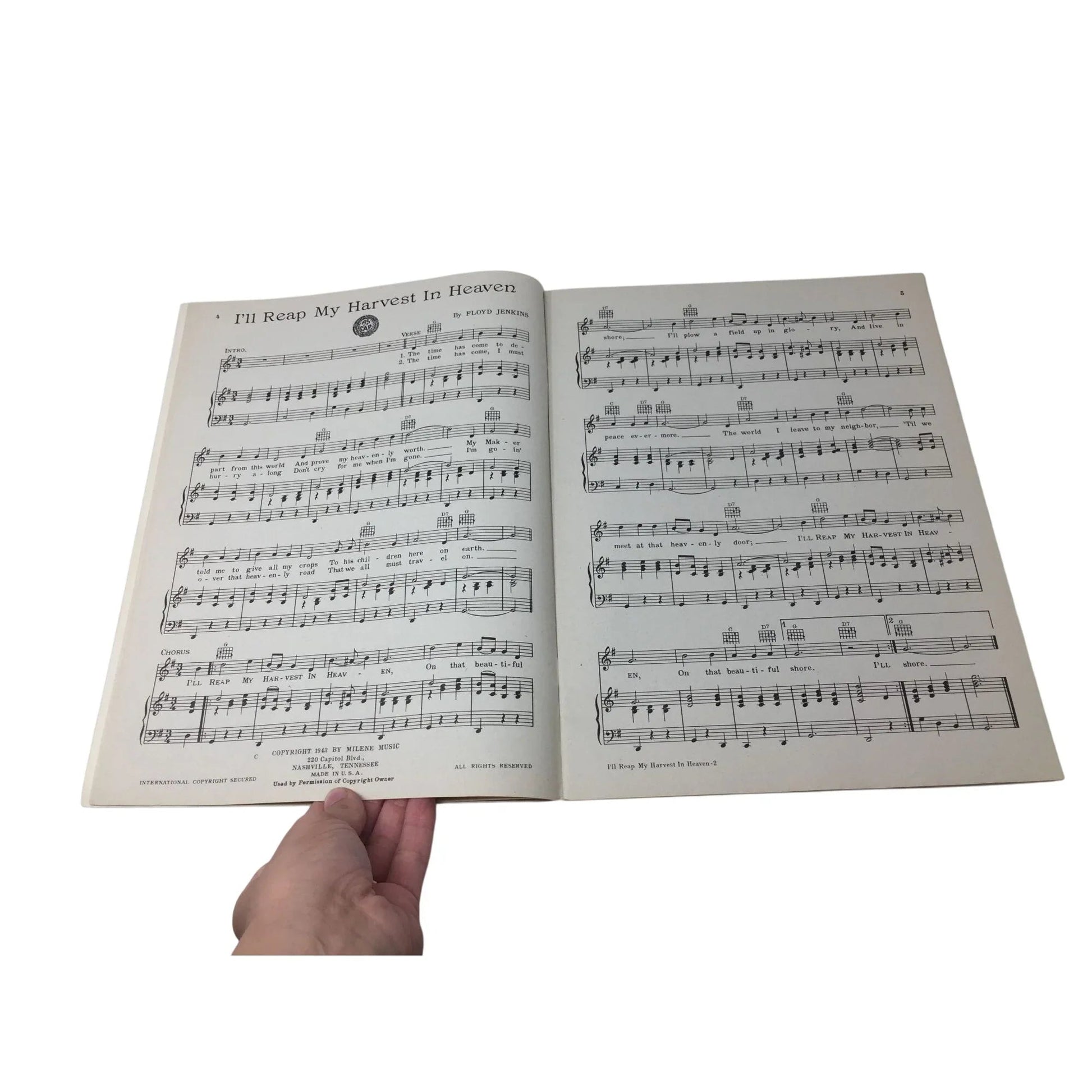 ''Roy Acuff and his Smoky Mountain Songs'' Vintage sheet music - A+ Stuff - SHEET MUSIC - A+ Stuff