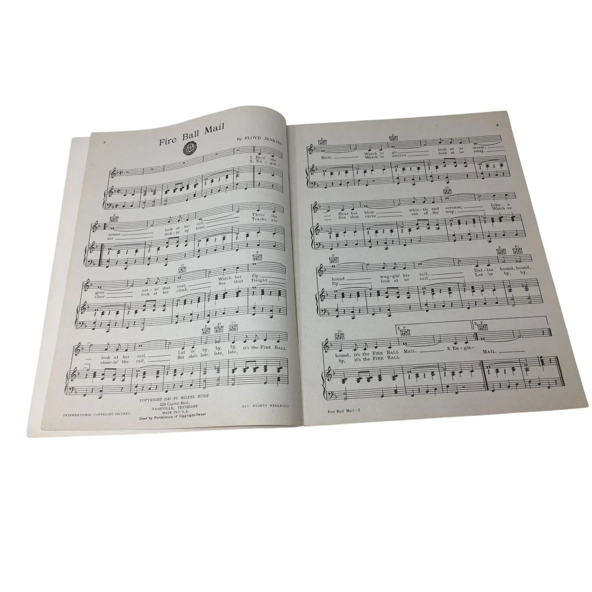 ''Roy Acuff and his Smoky Mountain Songs'' Vintage sheet music - A+ Stuff - SHEET MUSIC - A+ Stuff