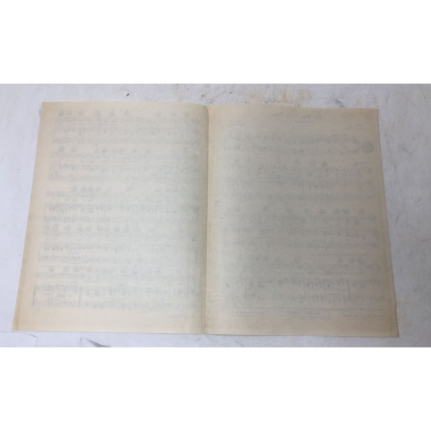 Original 1943 Sheet Music for the Song "For The First Time (I've Fallen In Love)." unbranded  A+ Stuff Sheet Music