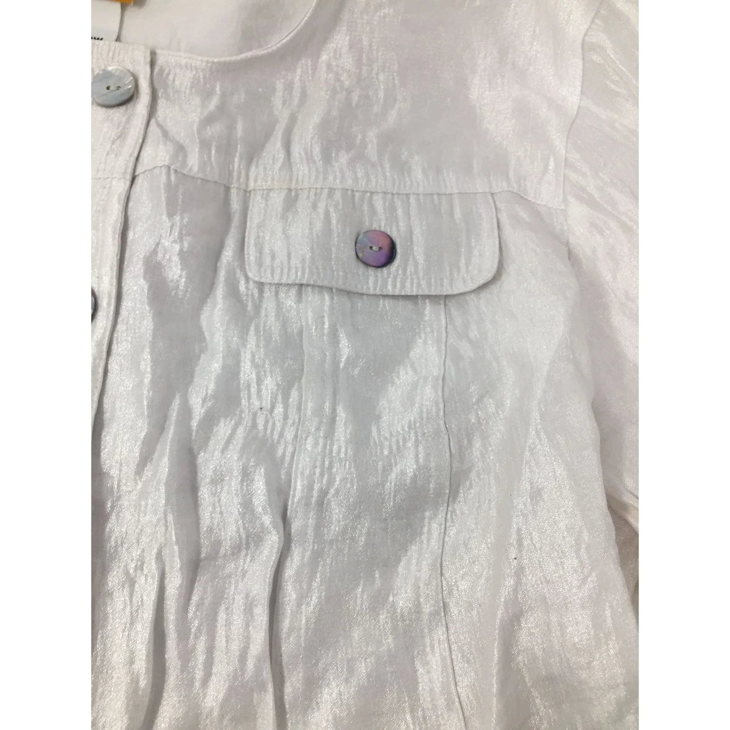 ''Ruby Rd Woman'' Size 22W Long Sleeved White Button Down Dressy Shirt - ruby rd - Shirts & Tops - A+ Stuff