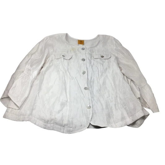''Ruby Rd Woman'' Size 22W Long Sleeved White Button Down Dressy Shirt - ruby rd - Shirts & Tops - A+ Stuff