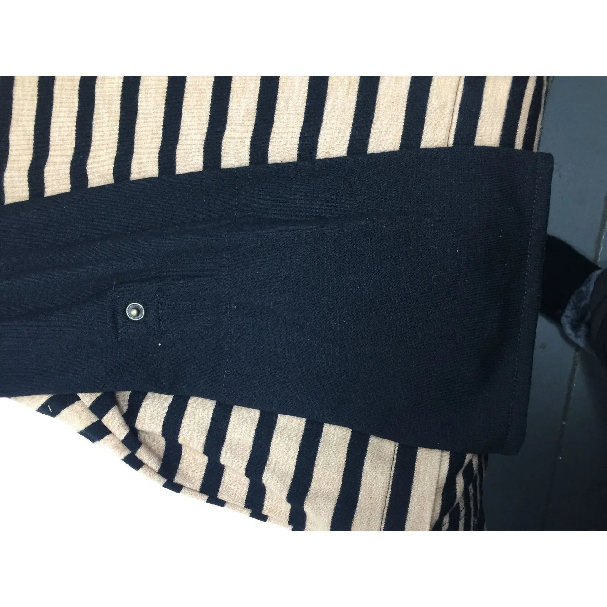 Ruby Rd Womens Black and Brown Long Sleeved Striped Shirt Size 1X - ruby rd - Shirts & Tops - A+ Stuff