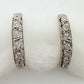 1/4 Carat Diamond Hoop Earrings