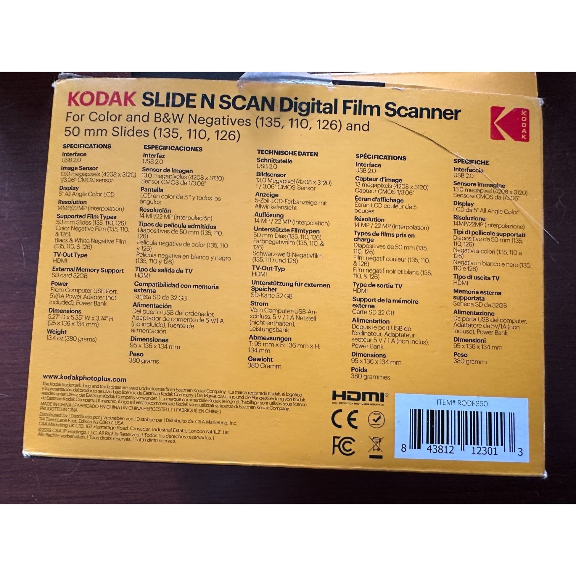 KODAK Slide N Scan Film & Slide Scanner, 22MP, 5" LCD Screen, 135/110/126mm A+ Stuff  A+ Stuff Photography