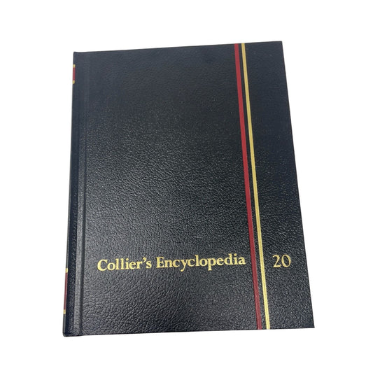 Vintage Collier's Encyclopedia Volume 20 with Bibliography and Index