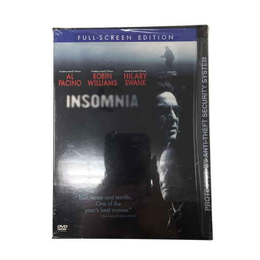 Full-Screen Edition DVD of the 2002 thriller film Insomnia A+ Stuff  A+ Stuff DVDs & Videos
