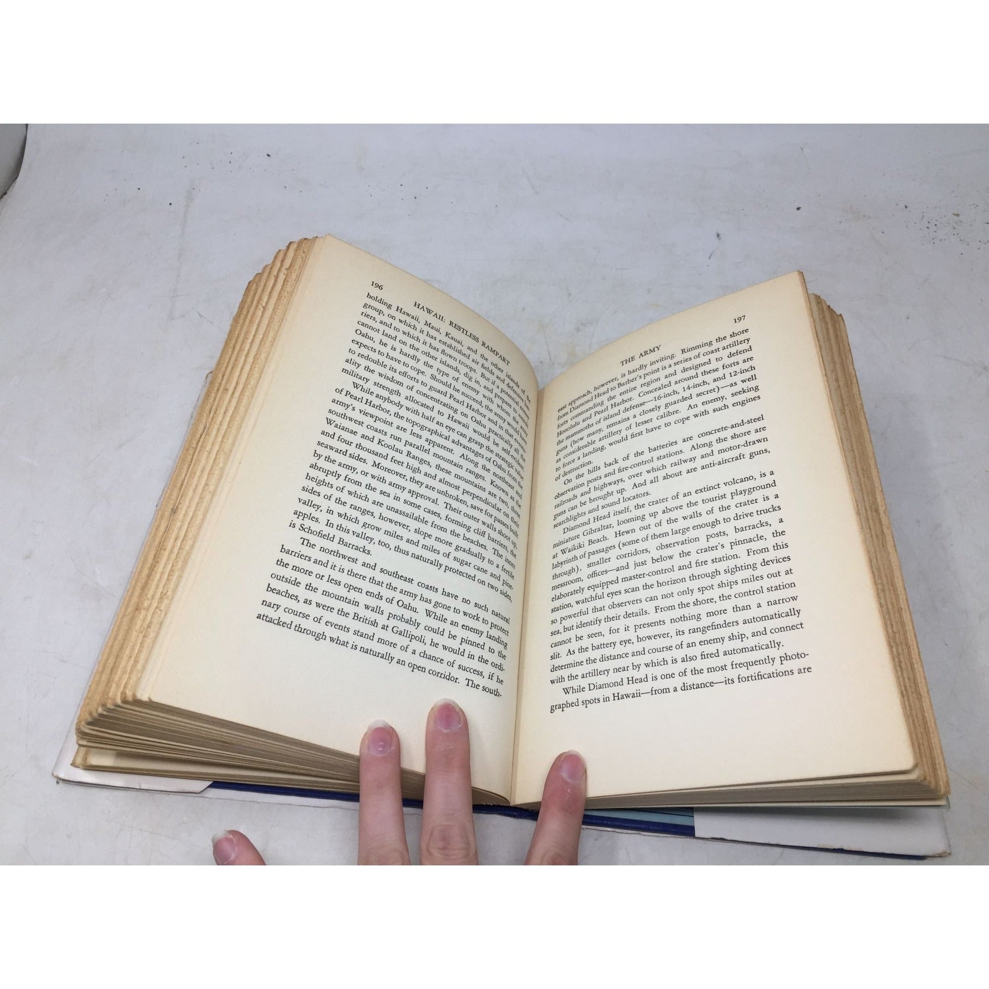 vintage book titled "Hawaii: Restless Rampart" by Joseph Barber, Jr., unbranded  A+ Stuff Books