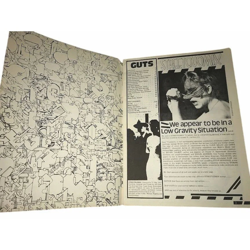 AR-ZAK STREETQUOMIX WELCH SZOSTEK SCHFIELD EMERSON Winged Women... Truth... Lies...etc. Adults only The Arts Lab Press  A+ Stuff comic book