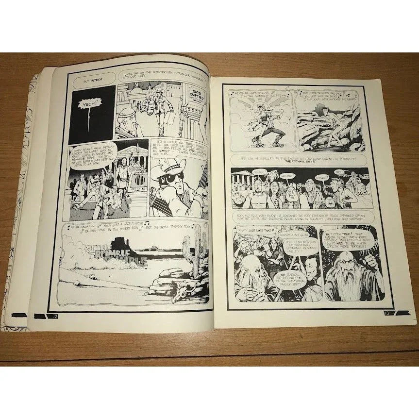 AR-ZAK STREETQUOMIX WELCH SZOSTEK SCHFIELD EMERSON Winged Women... Truth... Lies...etc. Adults only The Arts Lab Press  A+ Stuff comic book