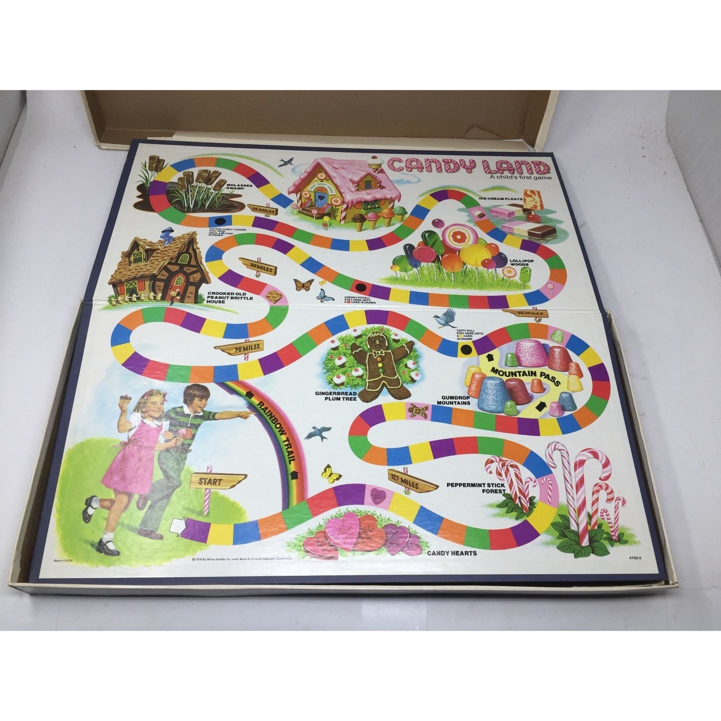 Vintage MILTON BRADLEY Company Candy Land Board Game