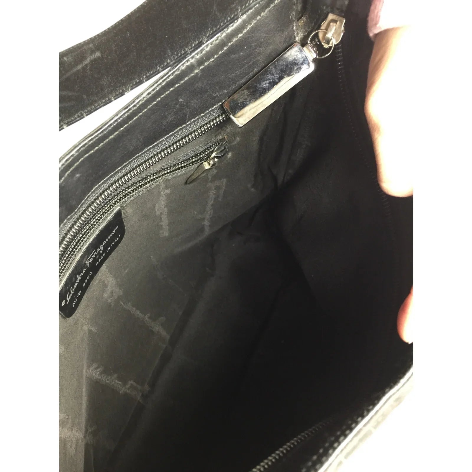 Salvatore Ferragamo Black Nylon Shoulder Bag - Salvatore Ferragamo - Shoulder Bag - A+ Stuff