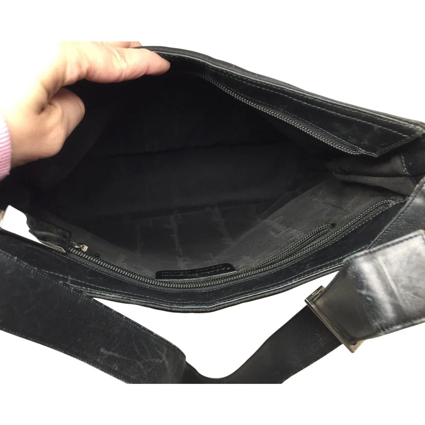 Salvatore Ferragamo Black Nylon Shoulder Bag - Salvatore Ferragamo - Shoulder Bag - A+ Stuff