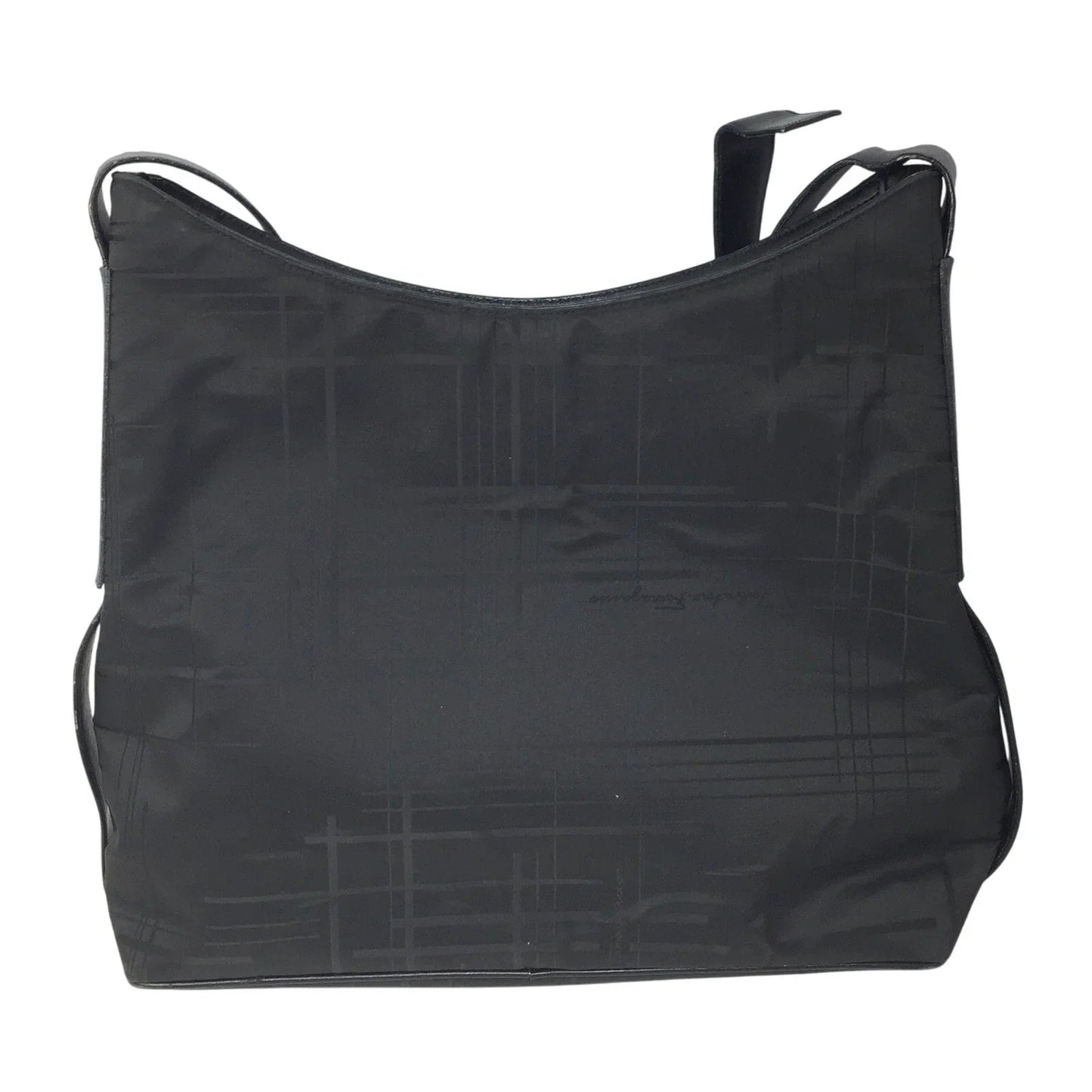 Salvatore Ferragamo Black Nylon Shoulder Bag - Salvatore Ferragamo - Shoulder Bag - A+ Stuff