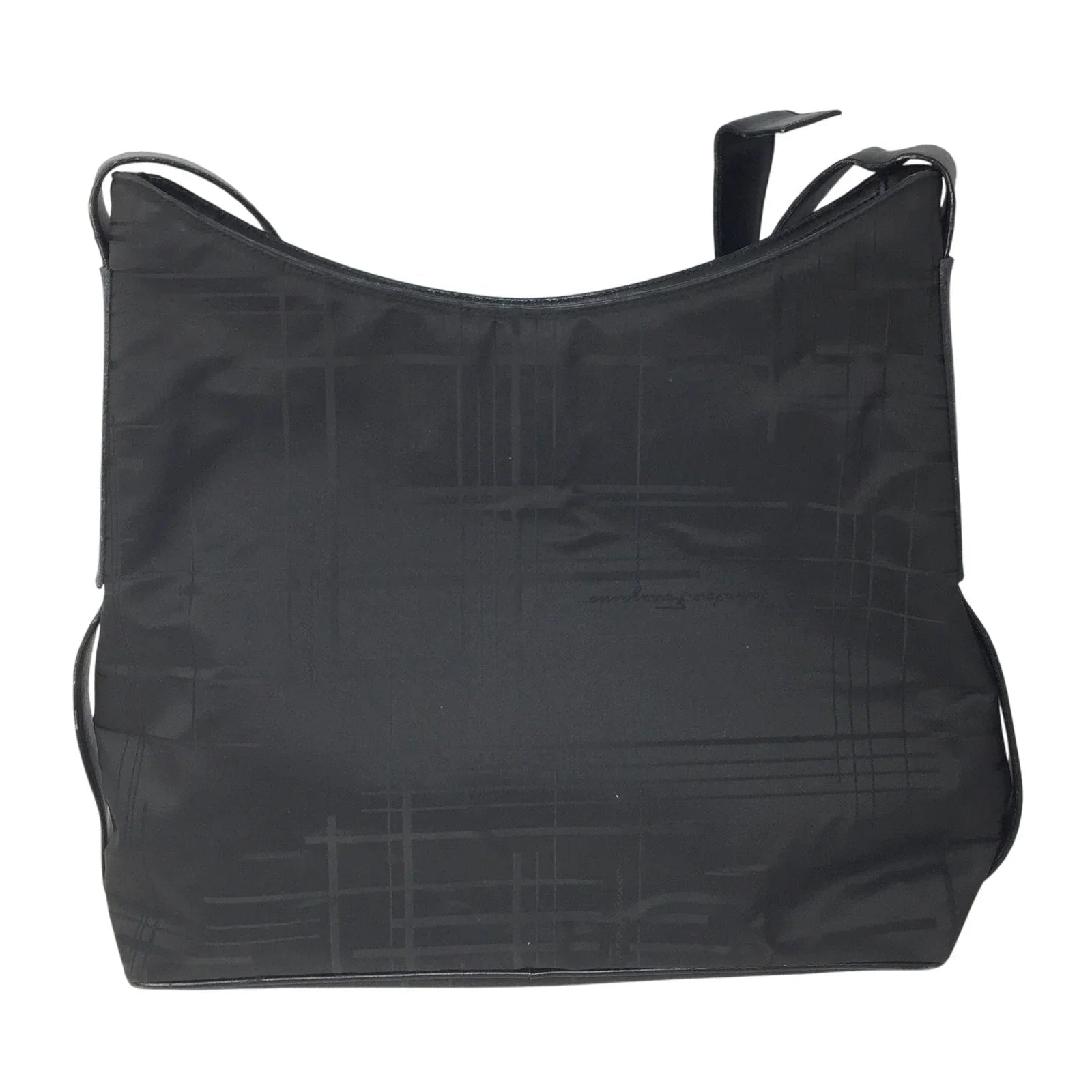 Salvatore Ferragamo Black Nylon Shoulder Bag - Salvatore Ferragamo - Shoulder Bag - A+ Stuff