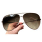 Salvatore Ferragamo Brown Pilot Unisex Sunglasses - Salvatore Ferragamo - sunglasses - A+ Stuff