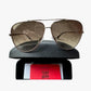 Salvatore Ferragamo Brown Pilot Unisex Sunglasses - Salvatore Ferragamo - sunglasses - A+ Stuff
