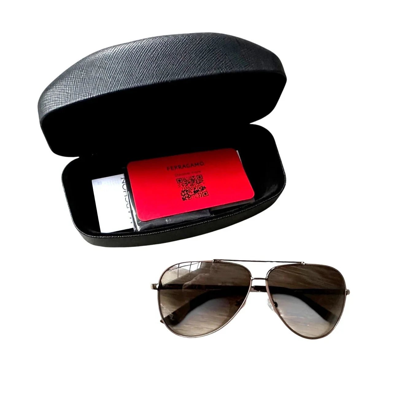 Salvatore Ferragamo Brown Pilot Unisex Sunglasses - Salvatore Ferragamo - sunglasses - A+ Stuff
